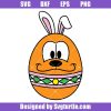 Cute Pluto Duck Easter Egg Svg