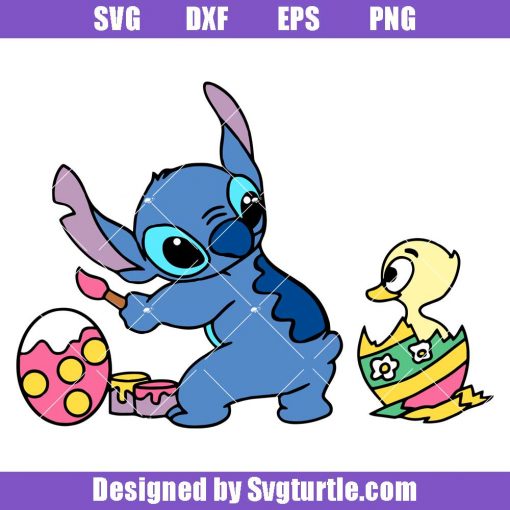 Lilo stitch Easter Svg