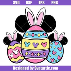 Mickey Easter Eggs Svg, Mickey Mouse Easter Svg, Easter Eggs Svg