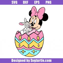Minnie Mouse Easter Svg, Minnie Easter Svg, Minnie Svg