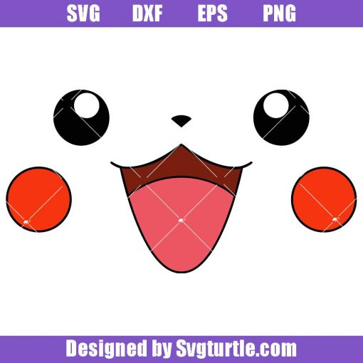Pikachu-face-svg,-cute-pikachu-svg,-pikachu-pokemon-svg