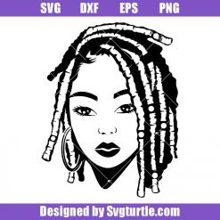Sexy Afro Woman Dreadlock Svg, Afro Mom Life Svg, Pretty Face Svg