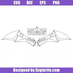 Batman 2022 Batarang Logo Svg, The Batman Logo Svg