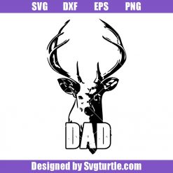 Buck-father's-day-svg,-deer-hunter-dad-svg,-hunting-svg