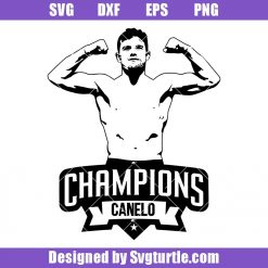 Canelo Álvarez Svg, Professional Boxer Svg, Celebrity Svg