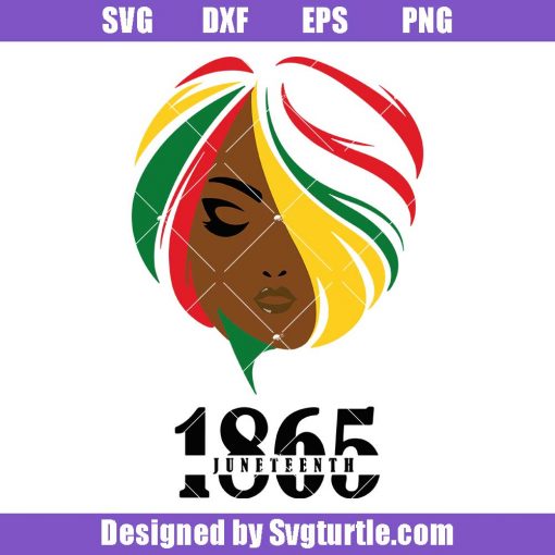 Celebrate African American Freedom Day Women Svg, 1865 Svg