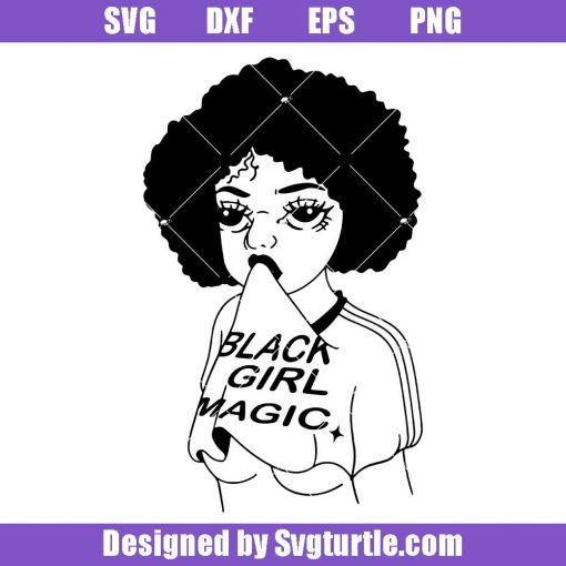 Cool-afro-girl-svg,-sexy-afro-woman-svg,-cute-black-girl-svg