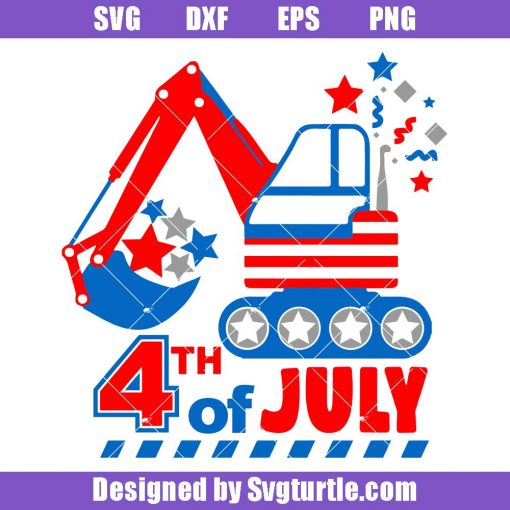 Excavator-4th-of-july-svg,-4th-of-july-kids-svg,-patriotic-excavator-svg