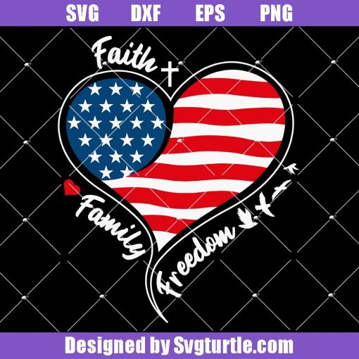 Faith-family-freedom-heart-american-flag-svg,-4th-of-july-svg