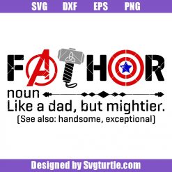 Fathor Superhero Svg, Fathor Father's Day Svg, Giftfor Dad