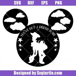 Friends in Toy Story Svg, Toy Story Mouse Ears Svg, Toy Story Svg