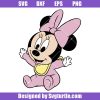 Minnie-happy-with-pink-bow-svg,-cute-minnie-mouse-svg