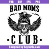 Mom-skull-logo-svg,-bad-moms-club-svg,-messy-bun-skull-svg