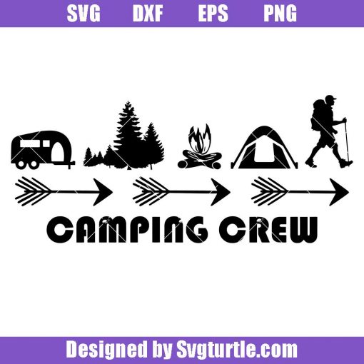 Summer Camping Svg