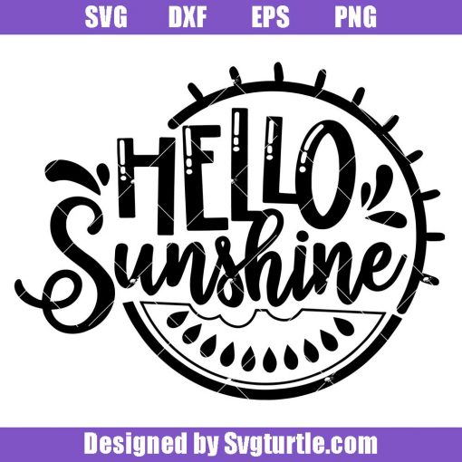 Sunshine-with-watermelon-svg,-hello-sunshine-svg,-summer-svg
