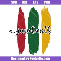 The Color Of Freedom Svg, Black Queen Juneteenth Svg