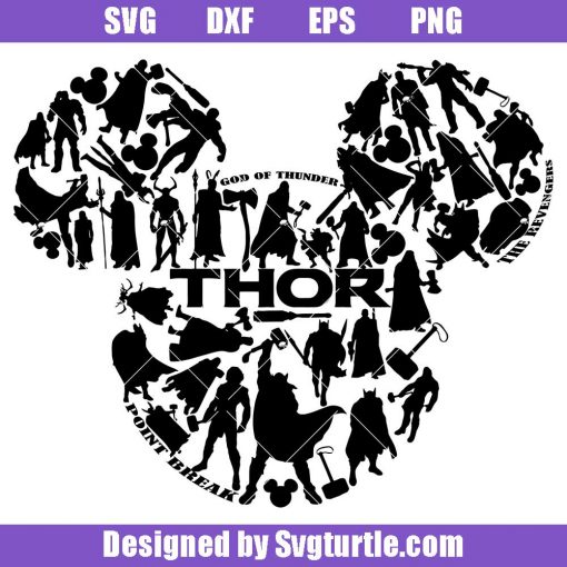 Thor-in-mickey-mouse-ears-svg,-god-of-thunder-svg,-thor-svg