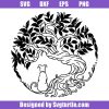 Tree-of-life-with-cute-dog-svg,-tree-of-life-svg