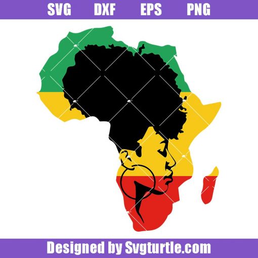 Africa-map-juneteenth-svg,-africa-map-svg,-africa-svg,-afro-svg