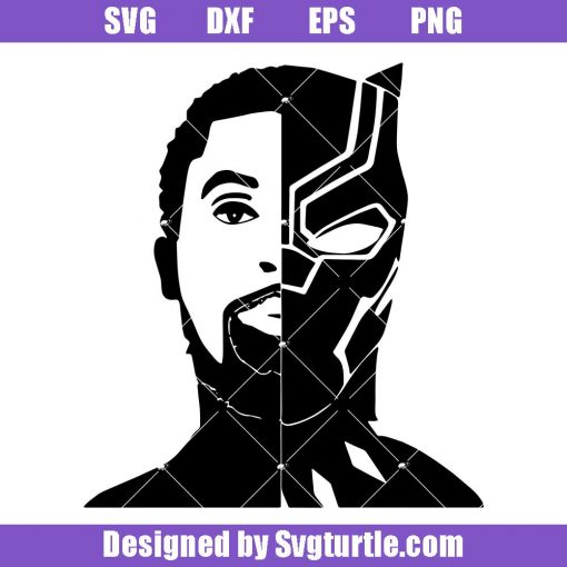 Black Panther T'Challa Svg