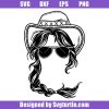 Cowgirl-sunglasses-svg,-cowboy-hat-svg,-farm-hipster-svg