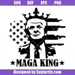 Donald Trump Maga King Svg, Republican Comeback Svg