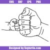 Father-child-fist-bump-svg,-fist-bump-svg,-dad-and-baby-svg