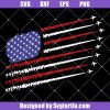 Fighter Jets With USA Flag Svg
