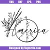 Floral-peace-love-america-svg,-wildflowers-4th-of-july-svg