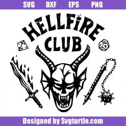 Hellfire Club Svg, Stranger Things Svg, Vecna Svg