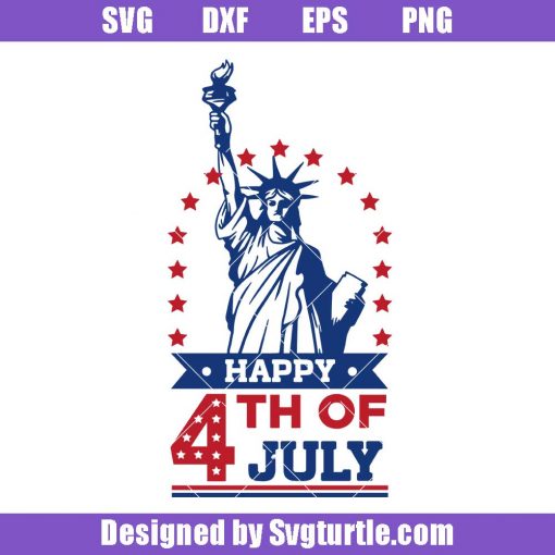 Independence-day-statue-of-liberty-svg,-happy-4th-of-july-svg