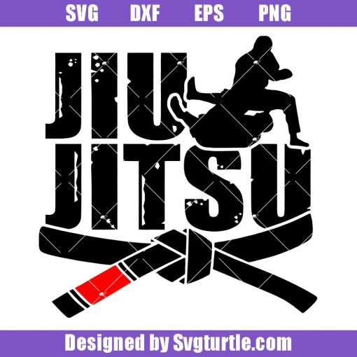Jiu-jitsu-belt-karate-svg,-jiu-jitsu-svg,-martial-art-svg