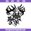 Norse-deer-antlers-svg,-norse-deer-svg,-animals-tattoo-svg