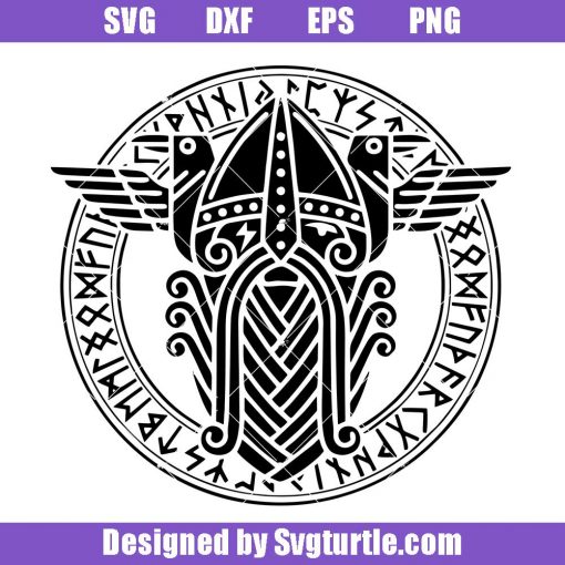 Norse-viking-svg,-viking-symbol-svg,-nordic-warior-svg