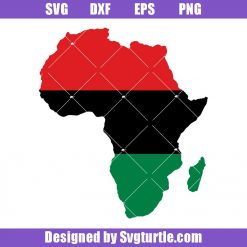 Pan-Africanism Svg, Africa Map Svg, Black History Svg