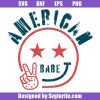 Retro-happy-face-svg,-american-babe-svg,-4th-of-july-svg