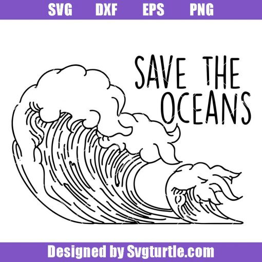 Save-the-oceans-svg,-ocean-lover-svg,-ocean-wave-svg