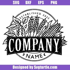 Soy Wheat Corn Logo Svg, Organic Farming 2022 Logo Svg