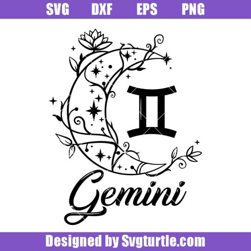 The-crescent-moon-zodiac-gemini-svg,-gemini-zodiac-tattoo-svg
