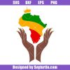 The-hand-raises-the-crown-of-africa-svg,-africa-crown-svg