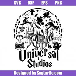 Universal Studio Svg, Minion Svg, Magic Castle Svg