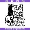 Black-cat-on-skull-svg,-spooky-skeleton-svg,-cat-halloween-svg