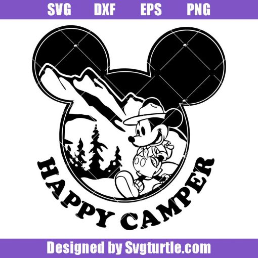Camper Mickey Mouse Svg