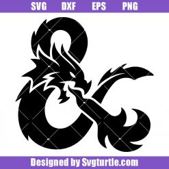 D&D Logo Svg, DnD Logo Svg, Dungeon Master Svg, D20 Svg