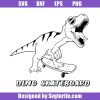 Dino-on-skateboard-svg,-dino-with-sunglasses-svg,-dinosaur-svg