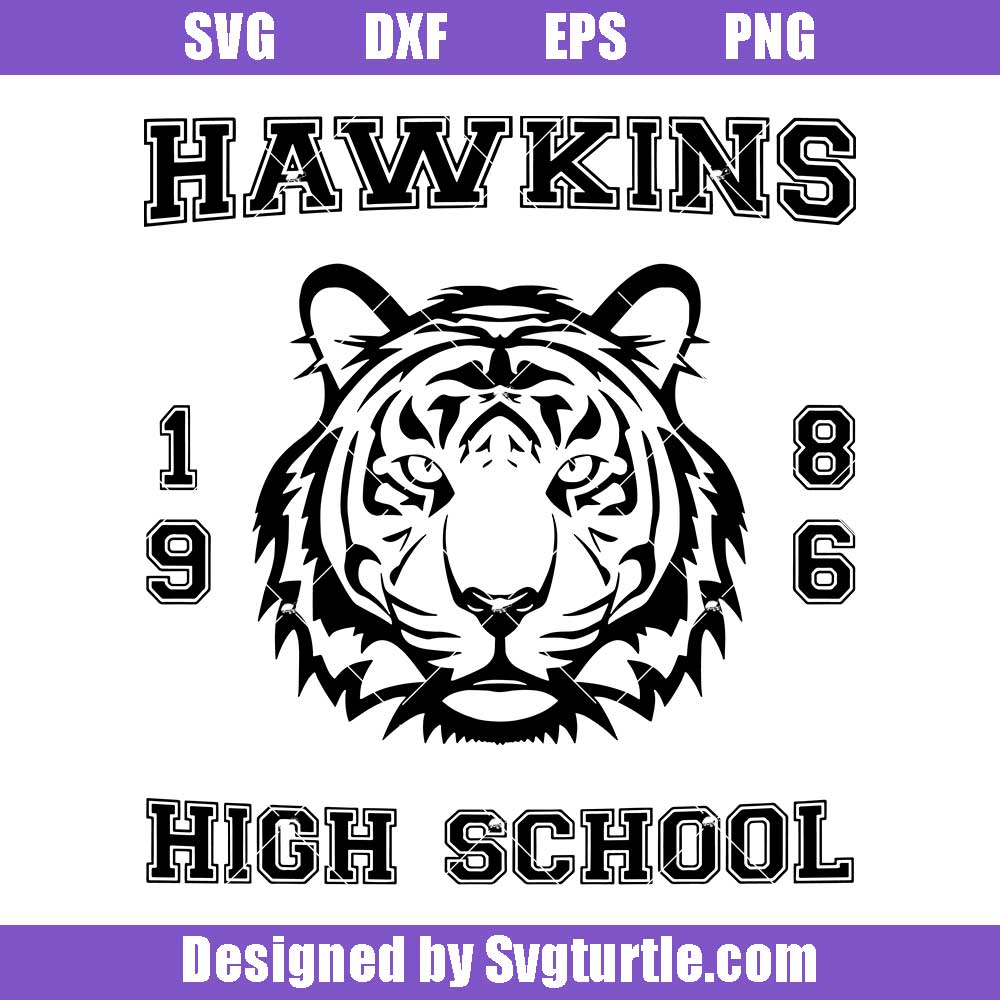 Hawkins Highschool 1986 Svg, Hawkins Stranger Things Svg ...