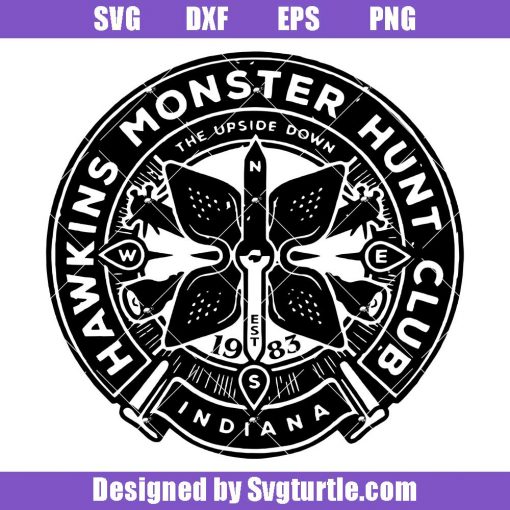 Hawkins-monter-hunt-club-svg,-stranger-things-logo-svg