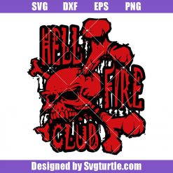 Hellfire Club Crossbone Svg