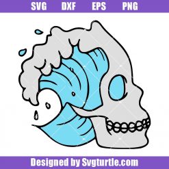 Ocean-wave-skull-svg,-summer-wave-skull-svg,-summer-svg