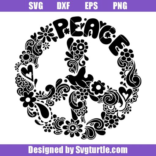 Peace-sign-dove-svg,-peace-sign-flower-svg,-peace-svg